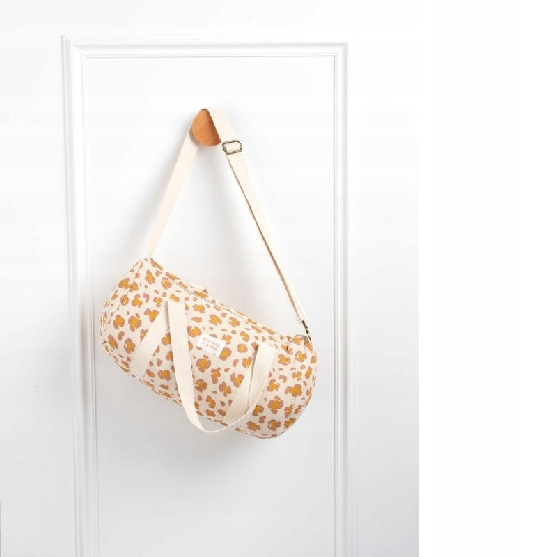 Lightweight Stylish Leopard Print Muslin Bag Petit Chou Sauthon Sauthon Color multicolor