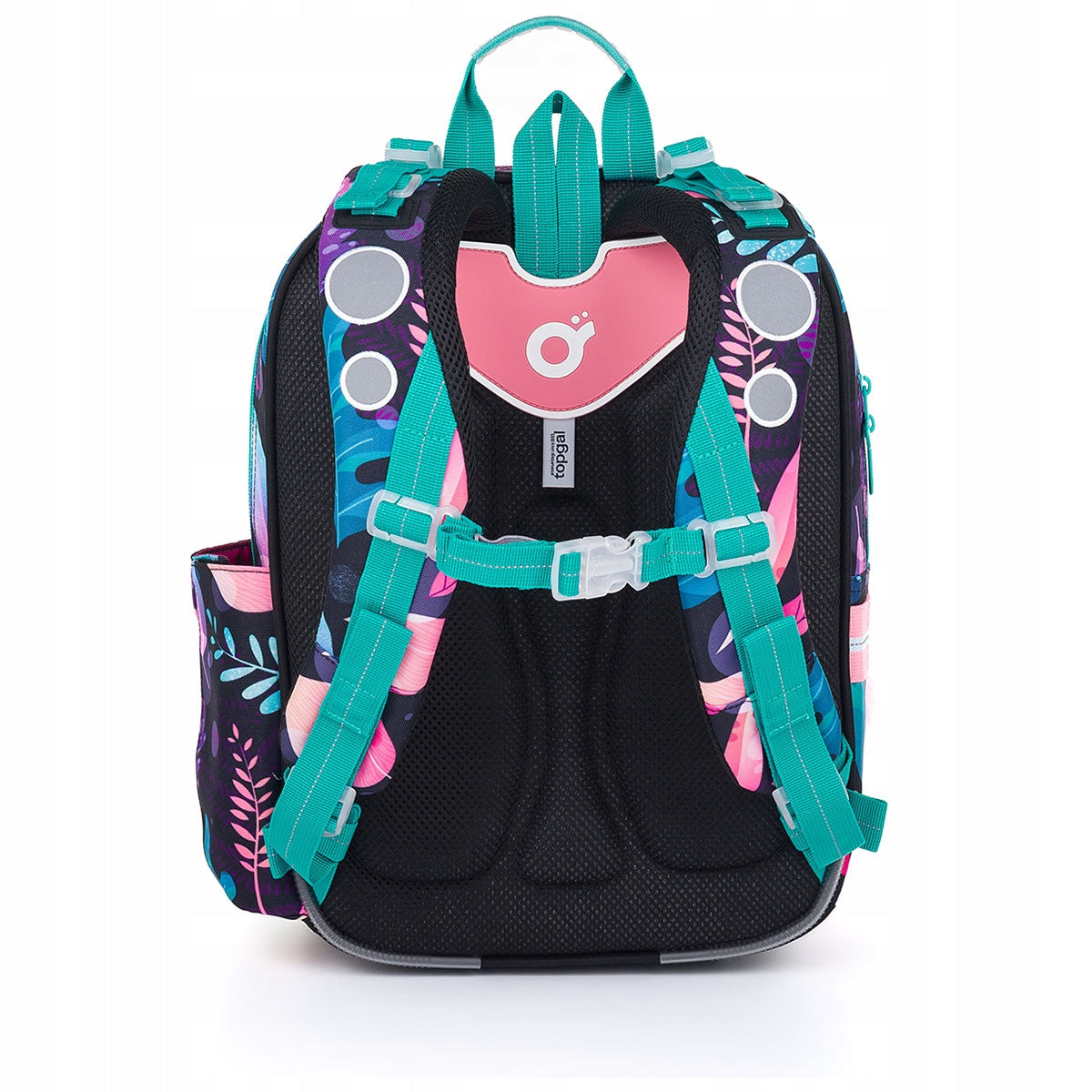 Lightweight backpack in forest animals Topgal ENDY 24005 1-3 class for girls Brand Topgal
