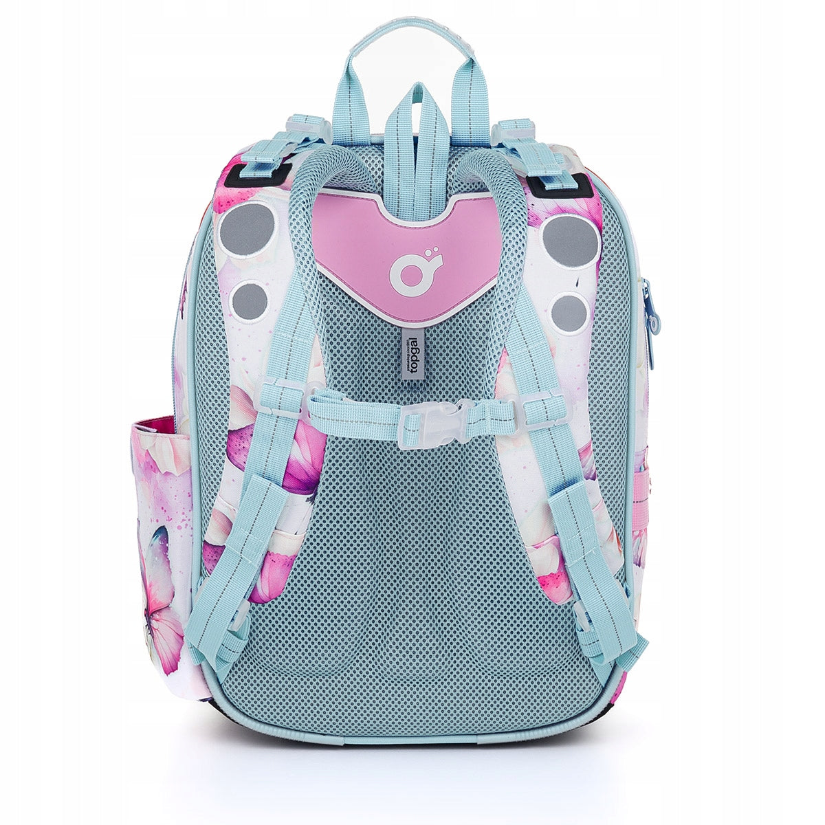 Lightweight backpack with butterflies Topgal ENDY 24002 1-3 class for girls Brand Topgal