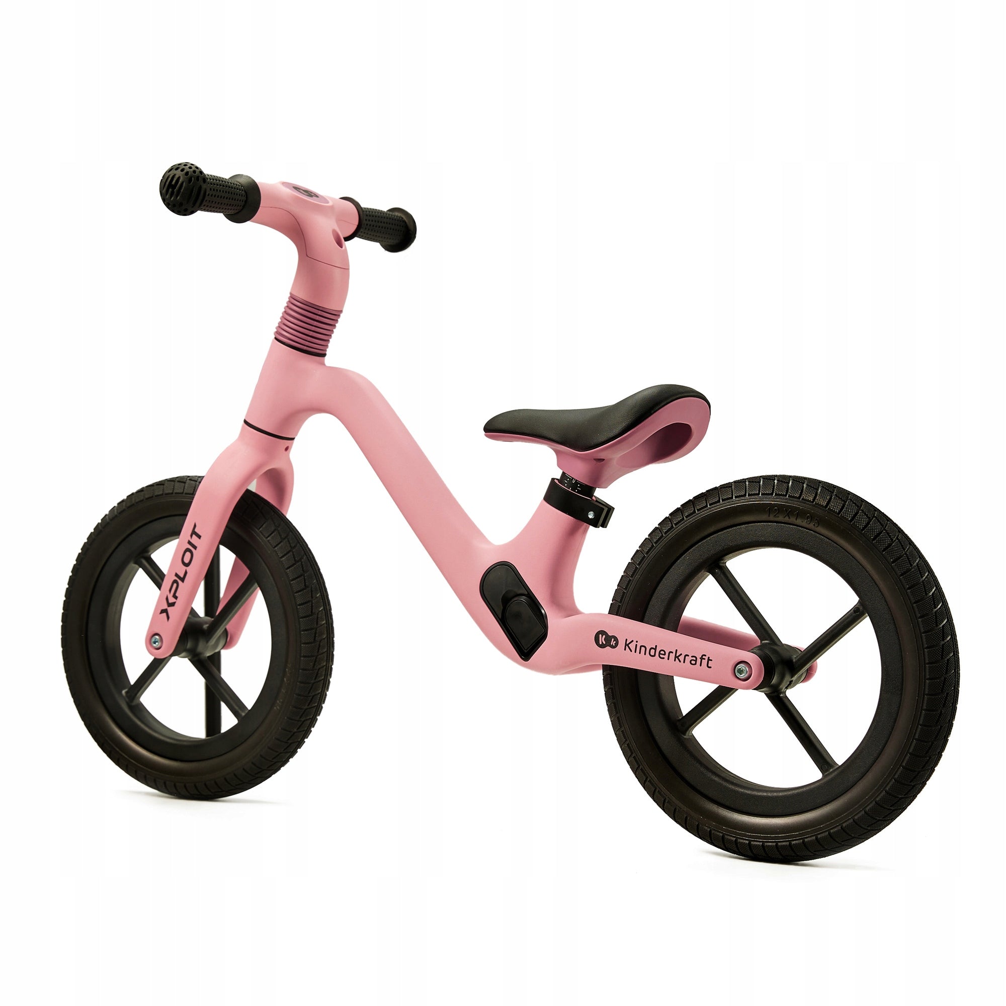 Lightweight balance bike Kinderkraft XPLOIT 12" pink sports bearings Manufacturer code KRXPLO00PNK0000