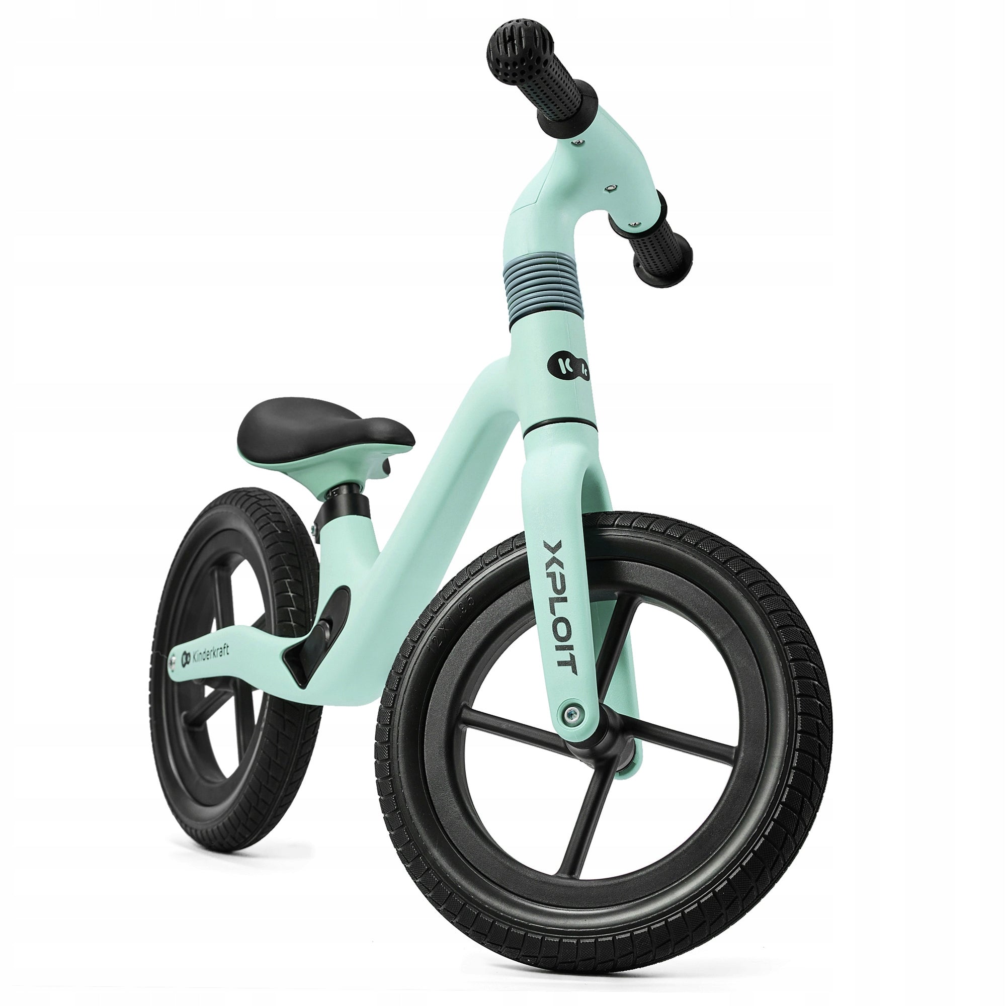 Lightweight balance bike Kinderkraft XPLOIT 12" sports bearings -Turquoise Brand Kinderkraft