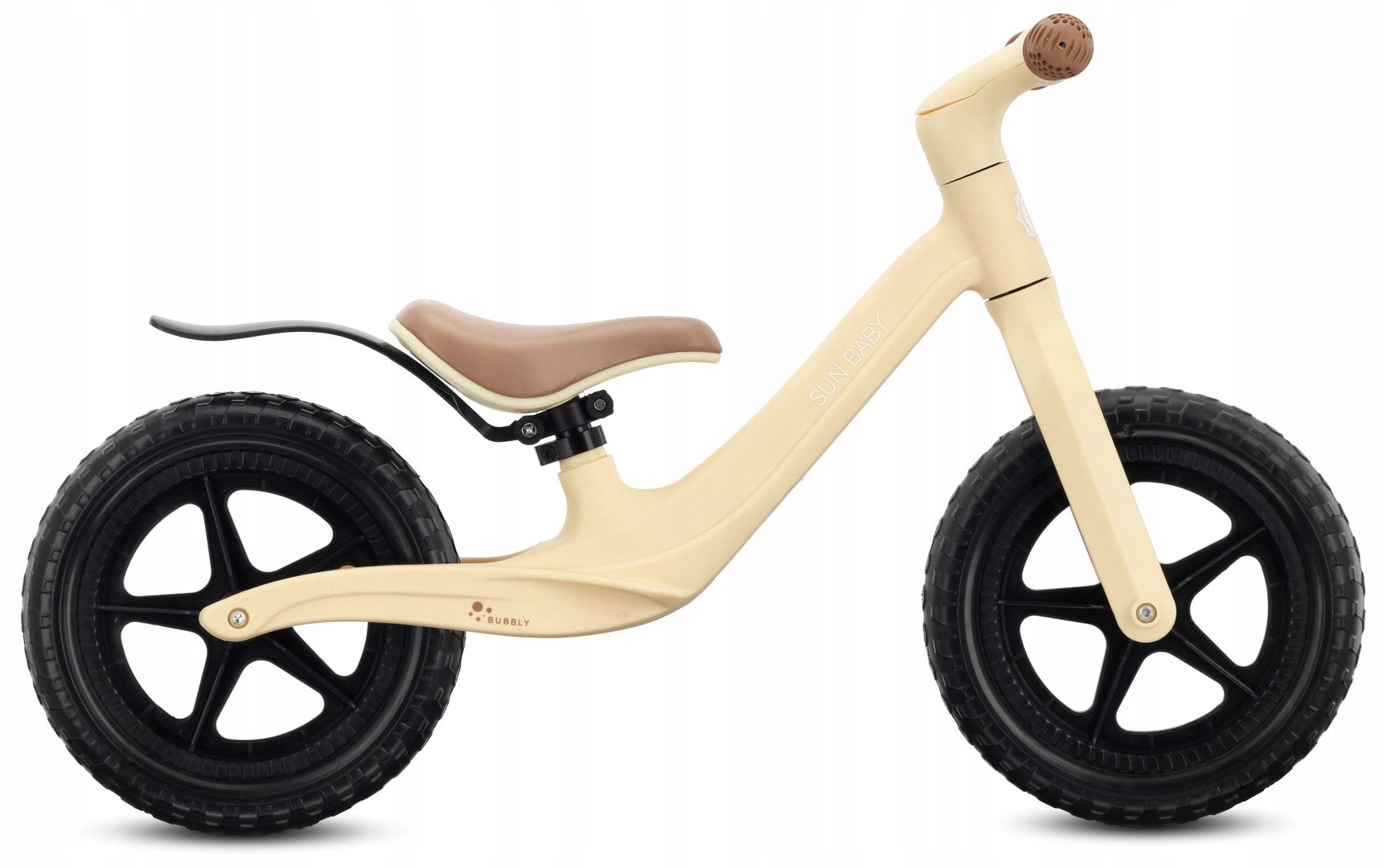 Lightweight children's balance bike 2,4 kg BUBBLY nylon foam mudguard