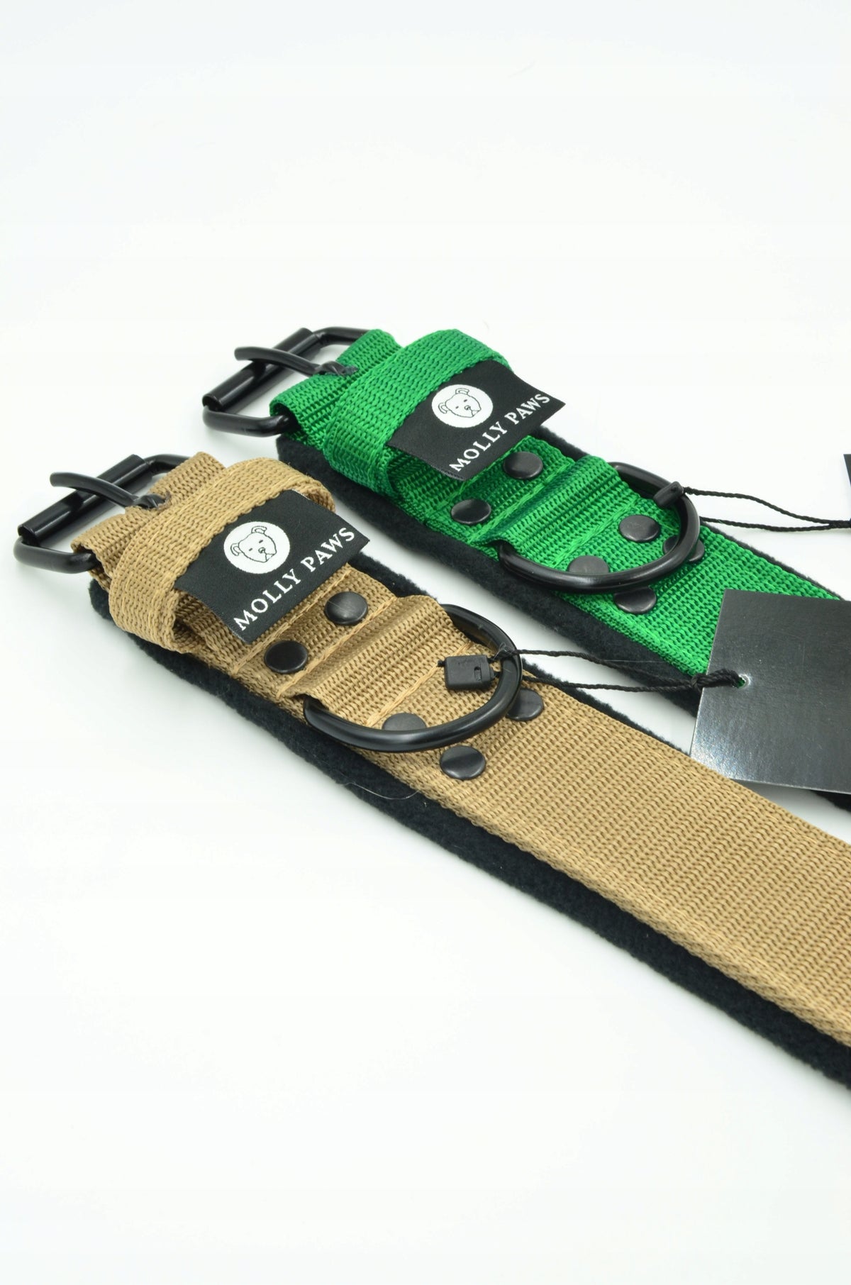 Lightweight dog collar with embroidery Roz.48cm-56cm tolerance +/- 1cm