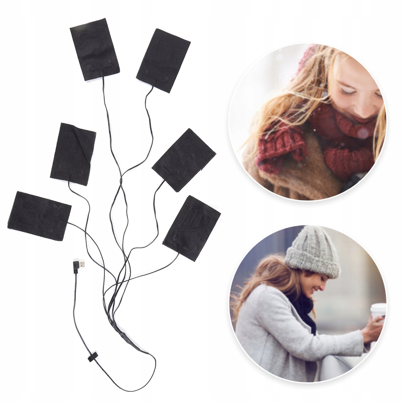Lightweight heating pad for usb vest 6in1 9w Medical device type medical device or in-vitro diagnostic medical device