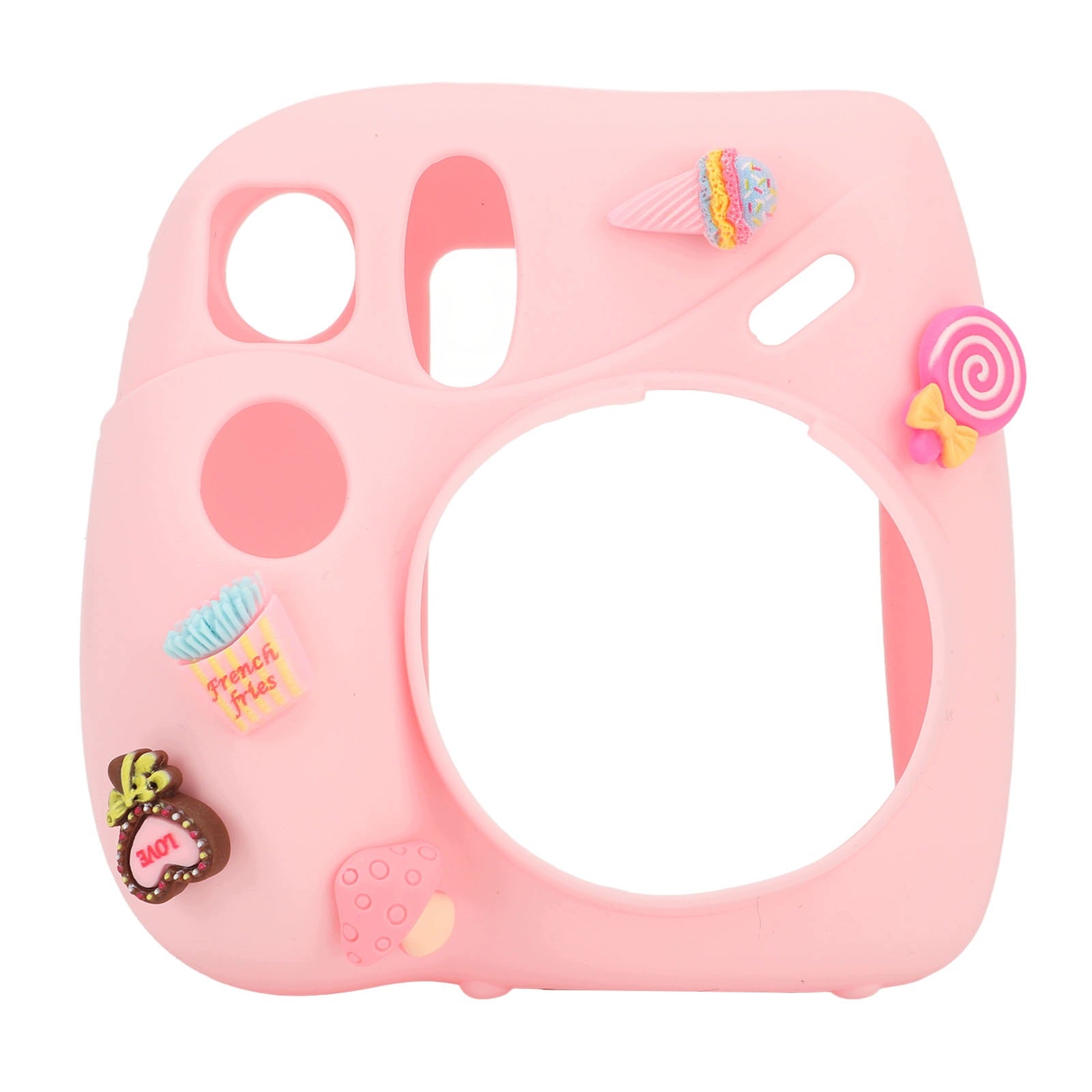 Lightweight instant camera cover with shoulder strap. Soft J4