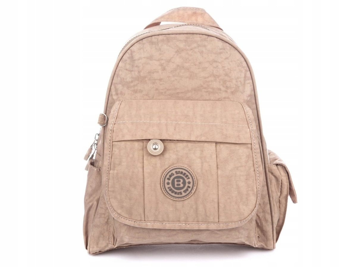 Lightweight material city backpack women's hiking light beige with border