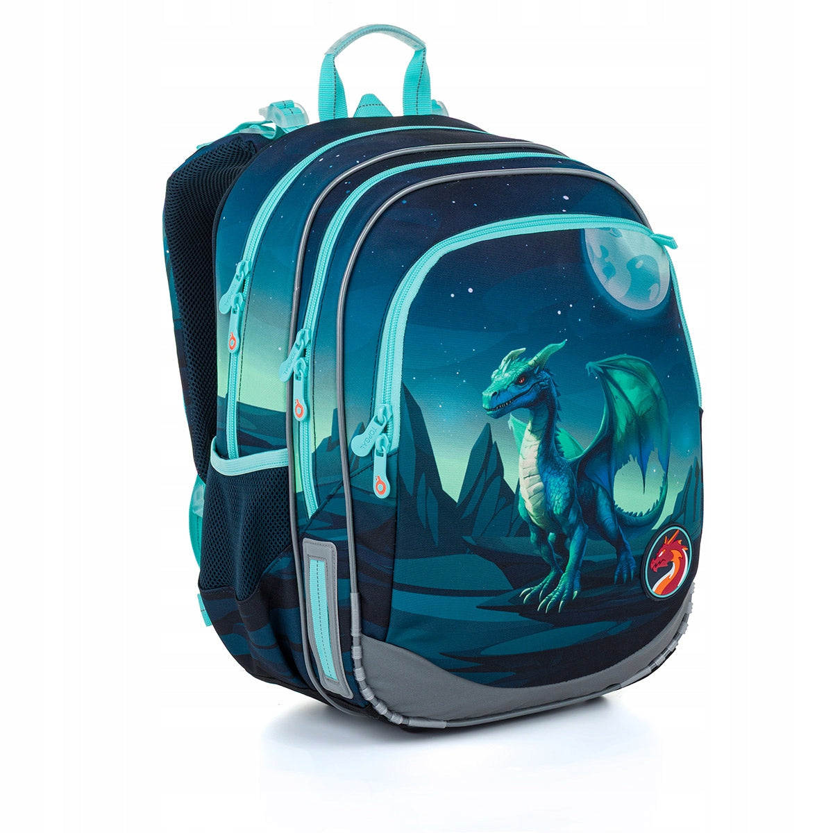 Lightweight school backpack for boy 1-4 class Topgal ELLY 26016 dragon