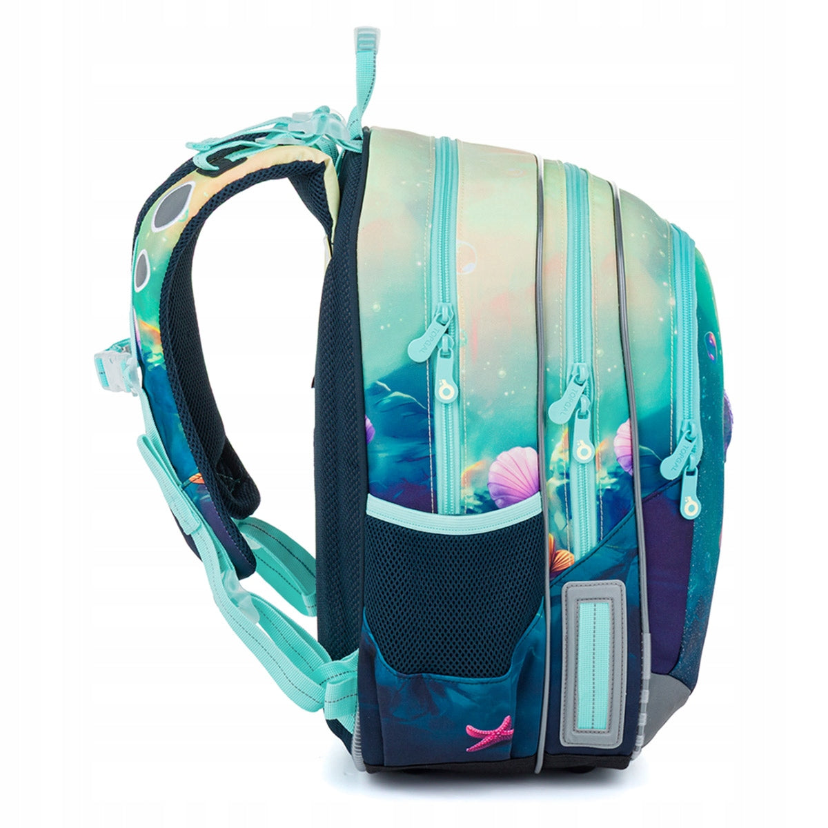 Lightweight school backpack mermaid and shells Topgal ELLY 26005 to 1-4 class Manufacturer code 8592571027927