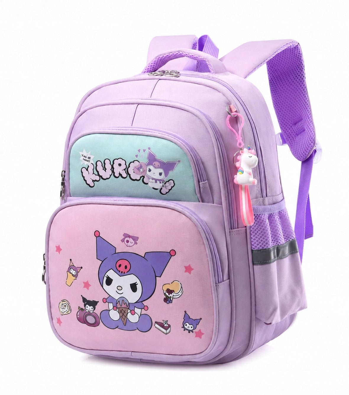 Lightweight school backpack satchel for a child, backpack for a girl, KUROMI