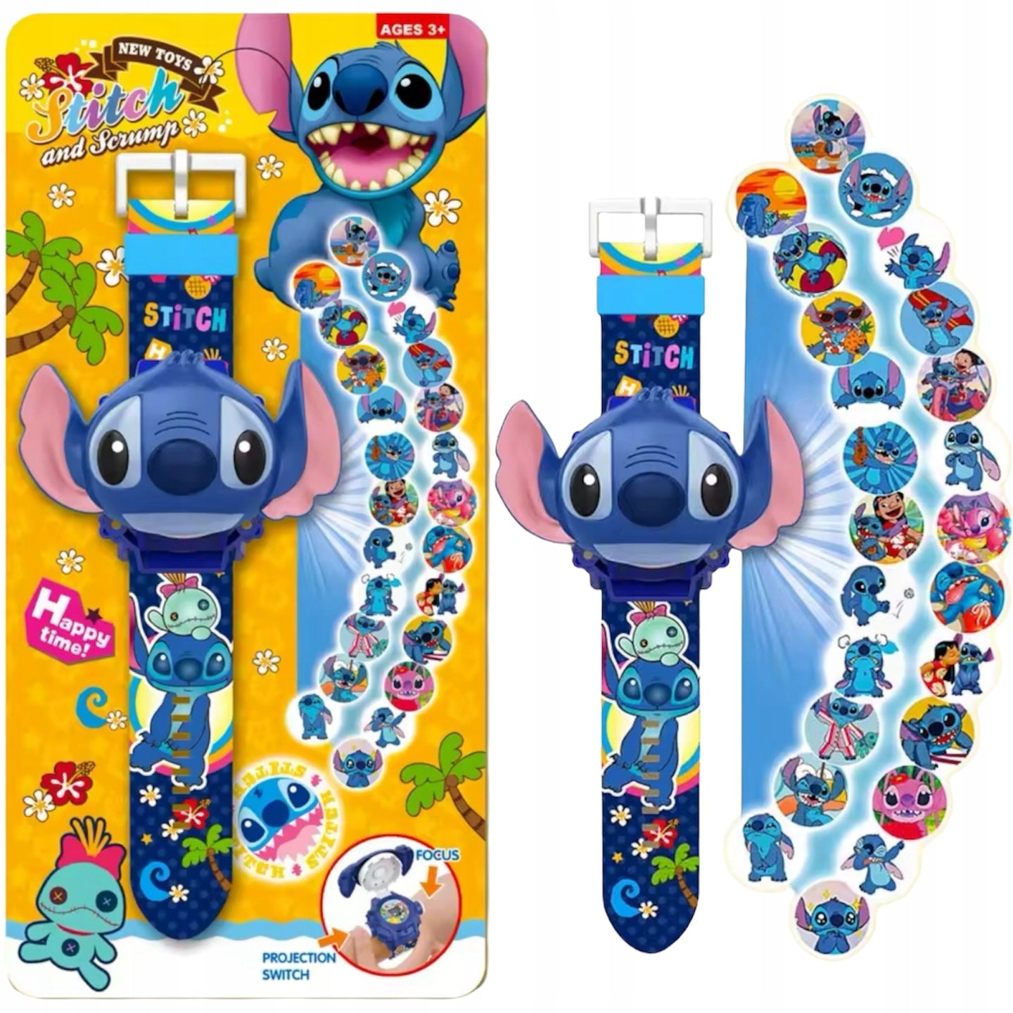 Lilo projector watch and Stitchl 3D digital projector stich
