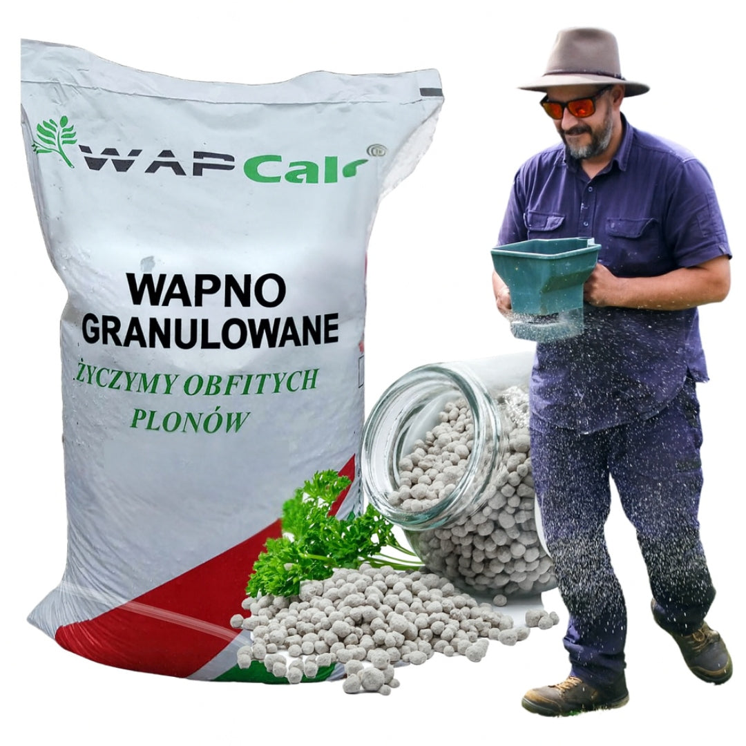 Lime Granulated for Grass Anti Moss 24,4 kg Garden Fertilizer
