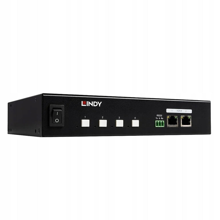 Lindy 32622 PDU Power Distributor 4 x 1U Power Socket Black