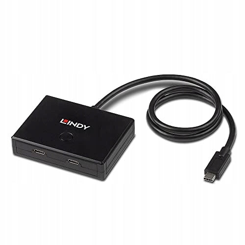 Lindy USB 3.2 Gen 1 Type-C Bi-Directional Switch, 2-Port