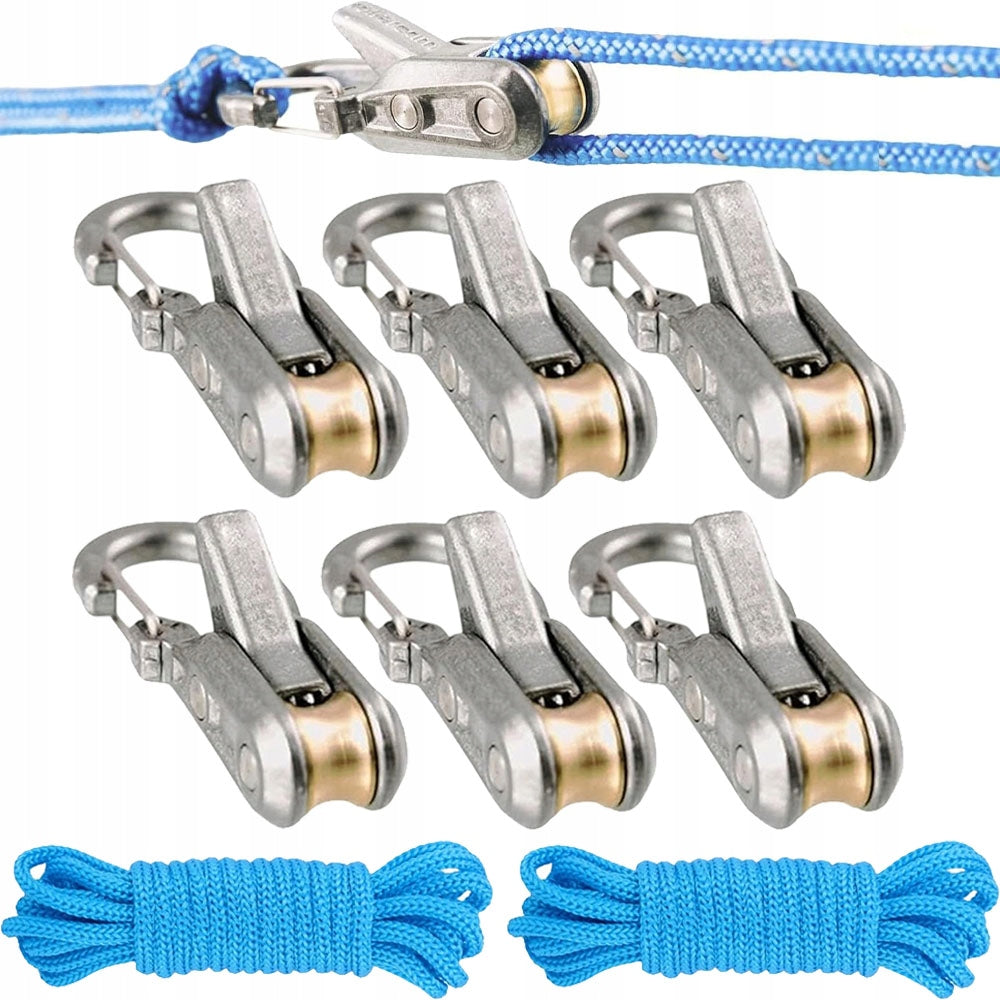 Line Tensioner 6x Clamp Clip Tensioner For Fixing Mesh Lin