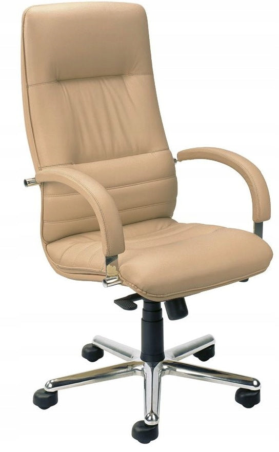 Linea LE06 Cabinet Chair Nowy Styl Swivel Full Grain Leather Multiblock
