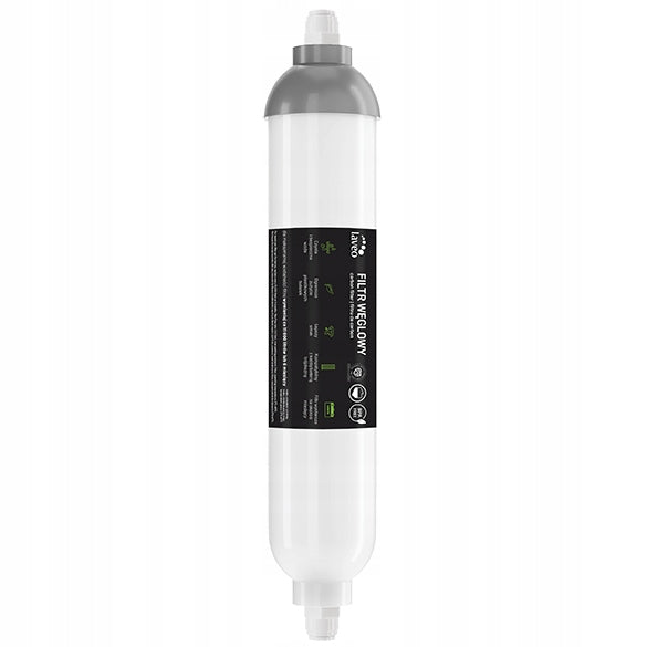 Linear carbon cartridge for water filtration Laveo