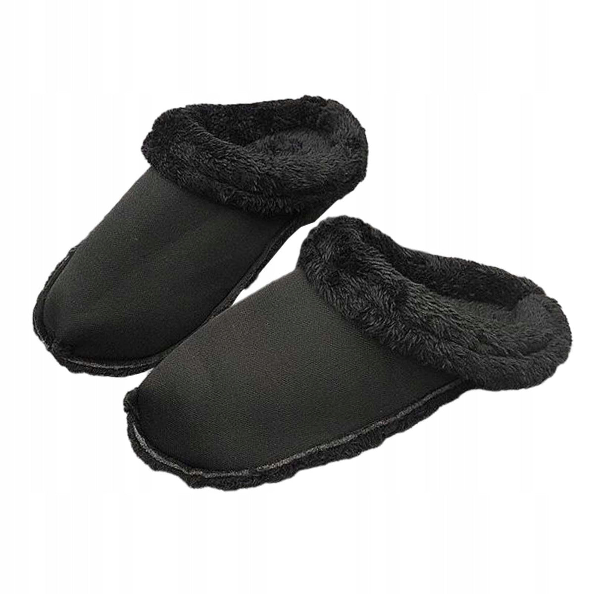 Liner Plush Slippers Cover Slippers Liner Thick Washable Clogs 18cm black Packaging status original
