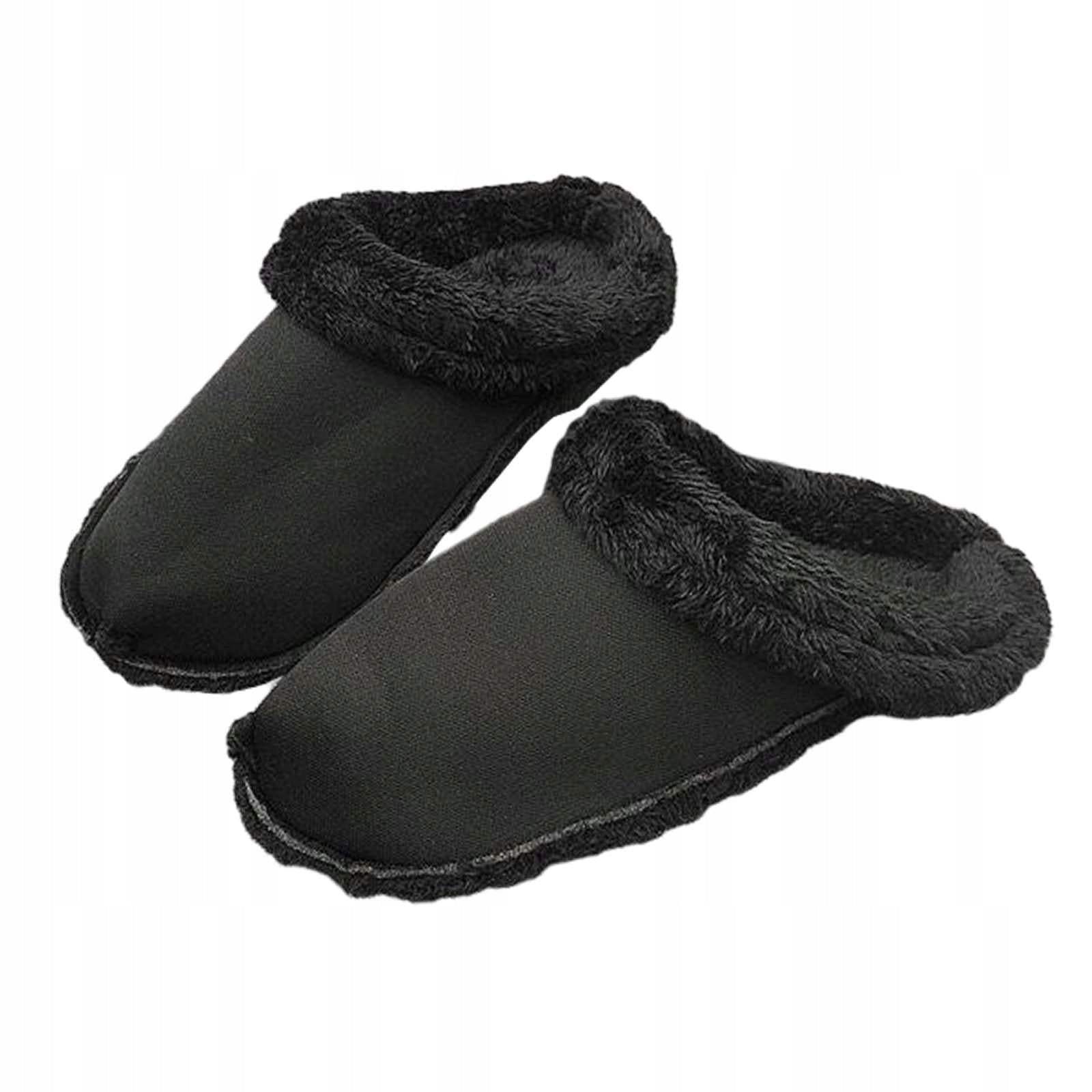 Liner Plush Slippers Cover Slippers Liner Thick Washable Clogs 22cm black Packaging status original