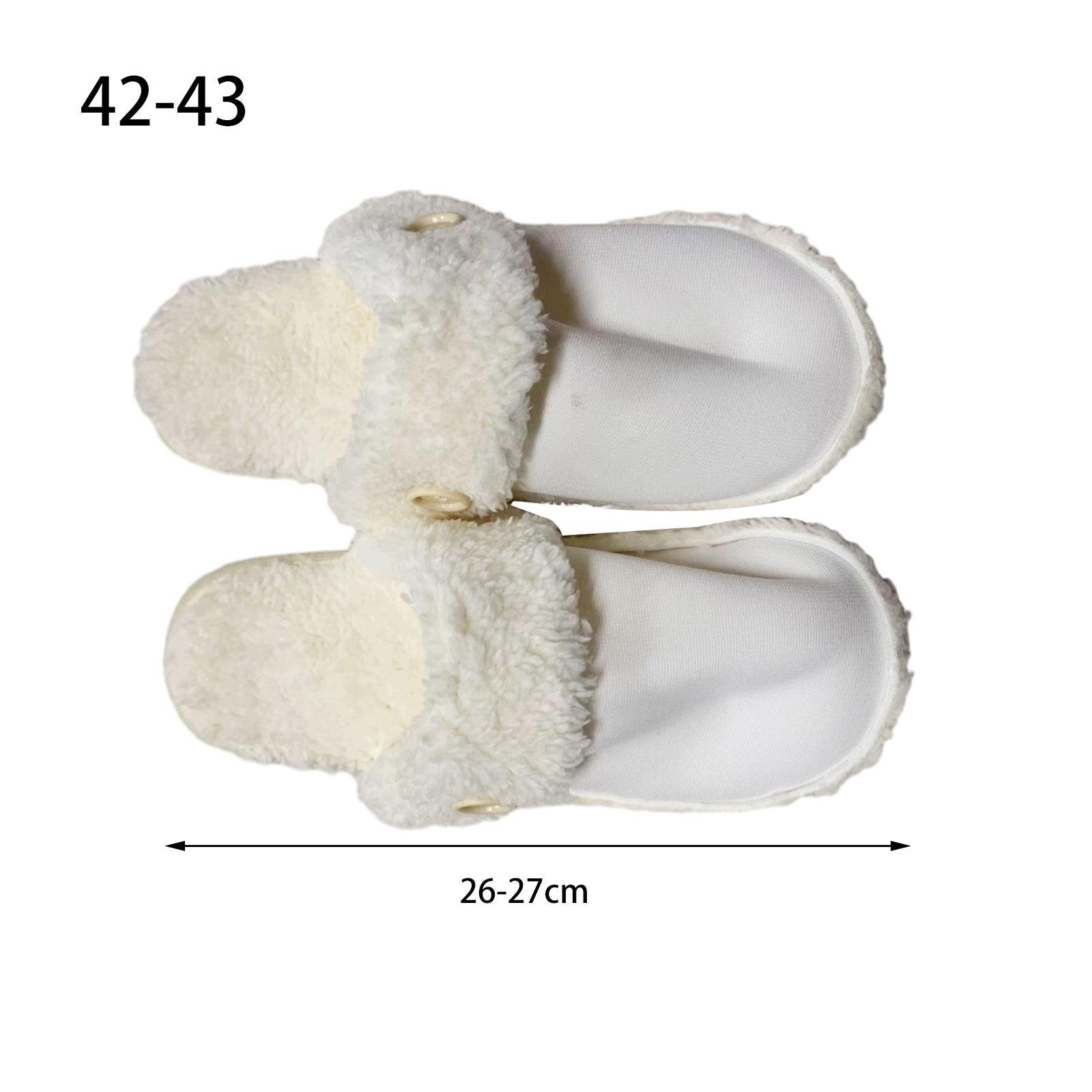 Liner Plush Slippers Cover Warm Liner House Mop Shoes Inner Soles 42 to 43 Brand no brand