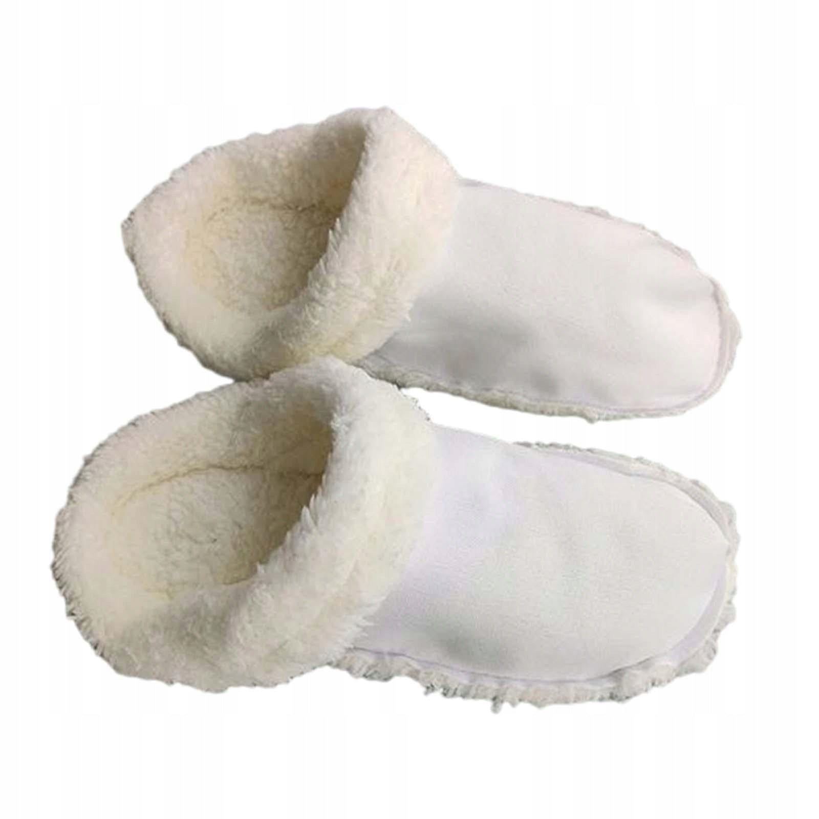 Liner Warm Slipper Cover Slippers Liner Multi Function Reusable 20cm white