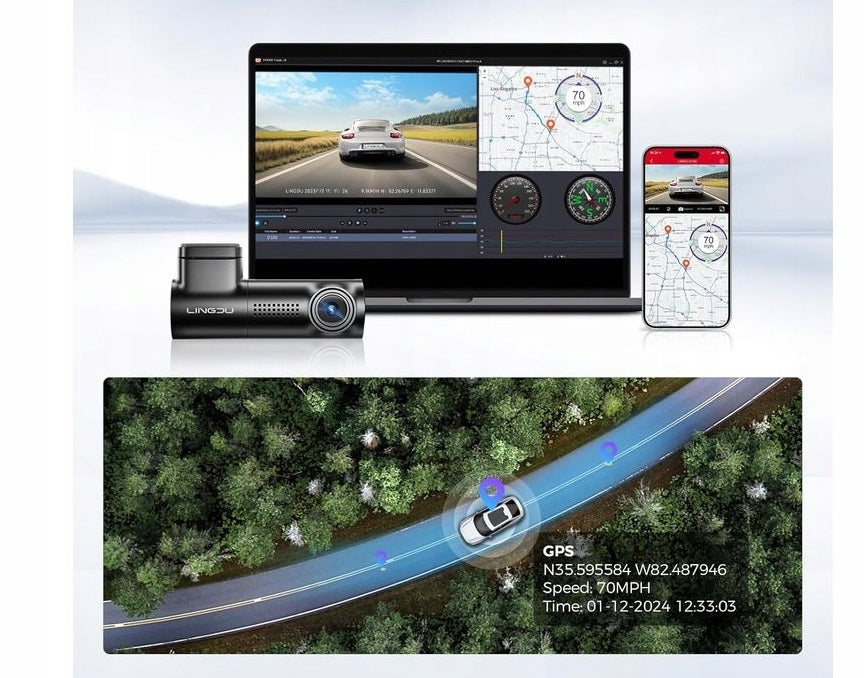 Lingdu Video Recorder D100 Full HD 2K WiFi G-Sensor Night Brand no brand