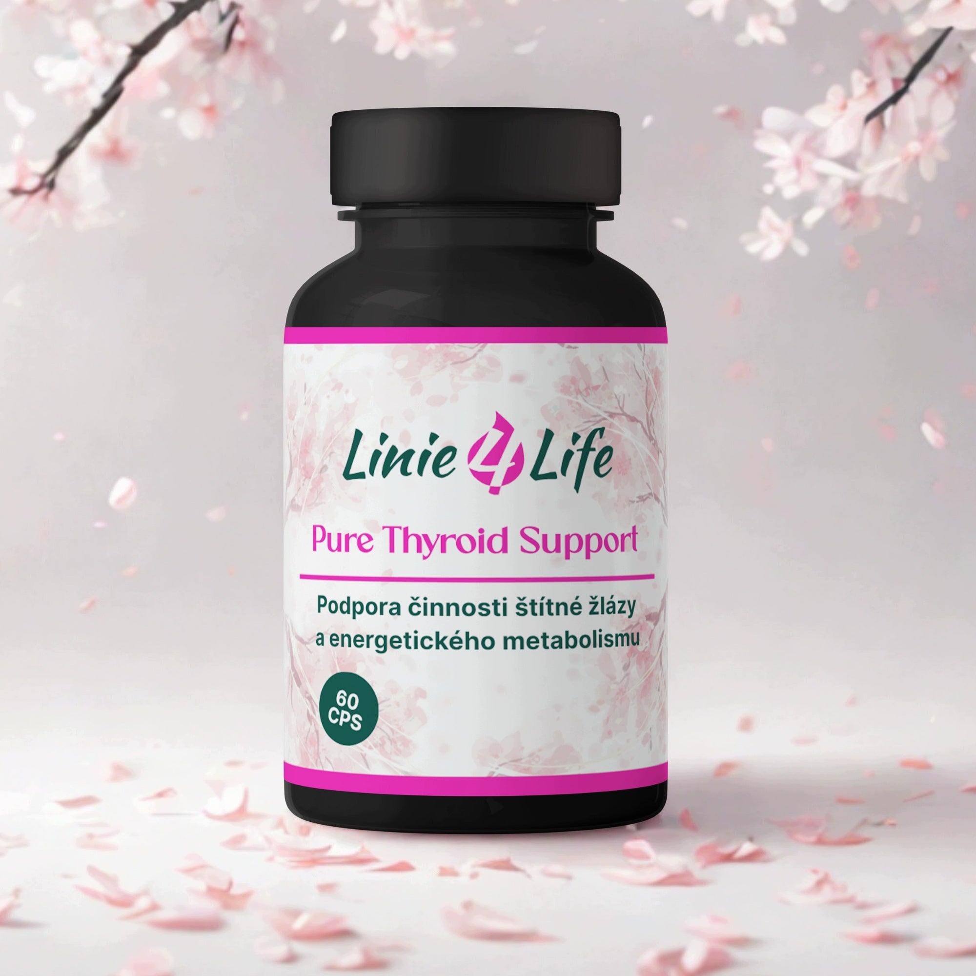 Linie4life PURE THYROID – podpora štítné žlázy, regulace hormonů 60 dní Name other