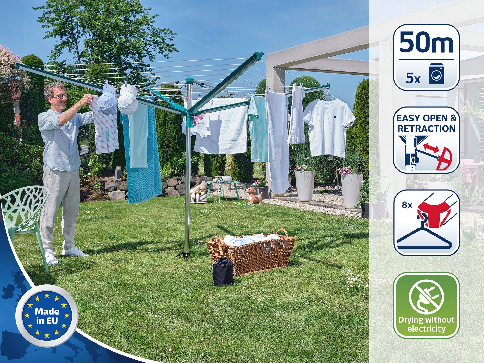 Linomatic 500 Deluxe Garden Dryer