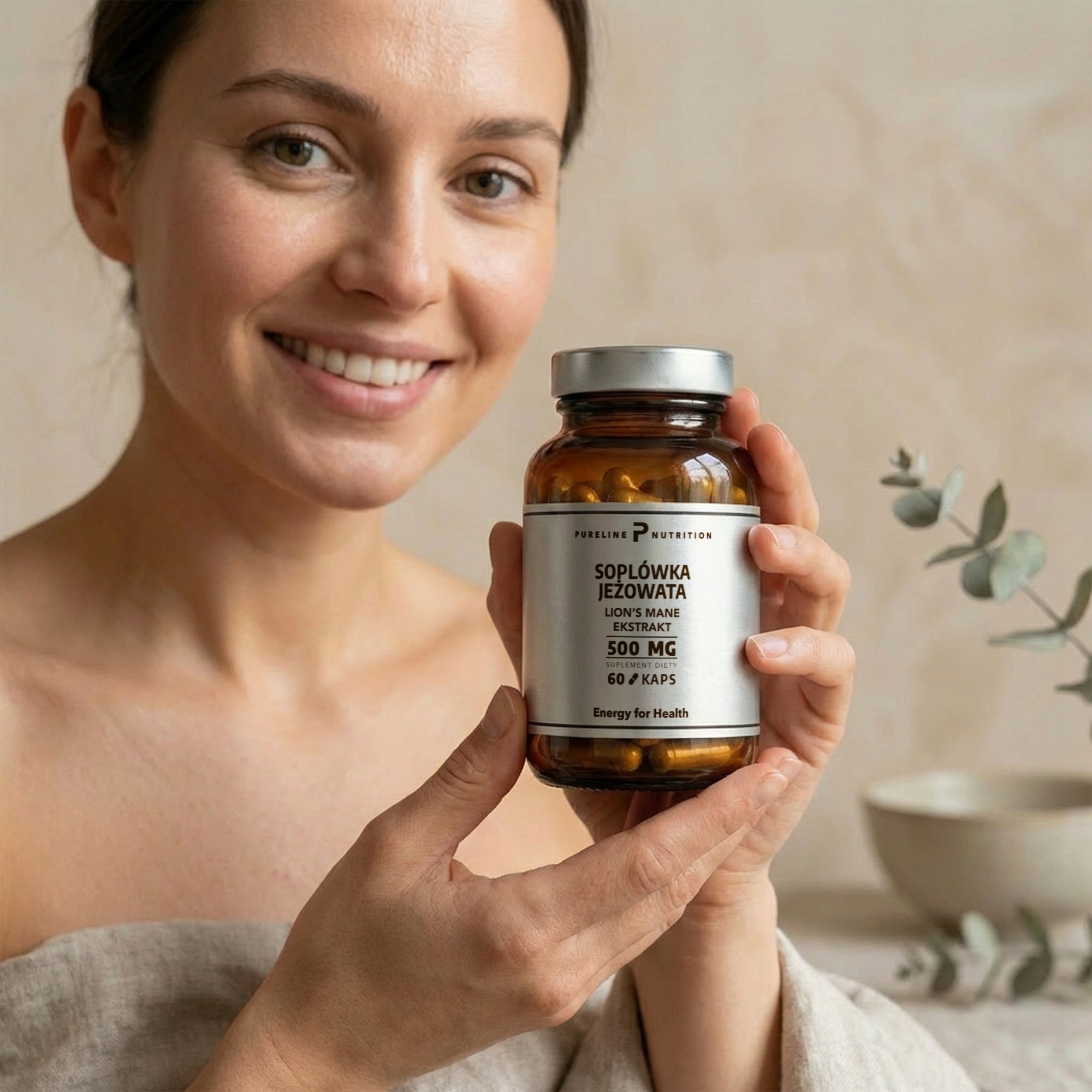 Lion's mane Lion's Mane - extract 500 mg 60 capsules - Stress Memory Manufacturer code Soplówka jeżowata ekstrakt 500 mg