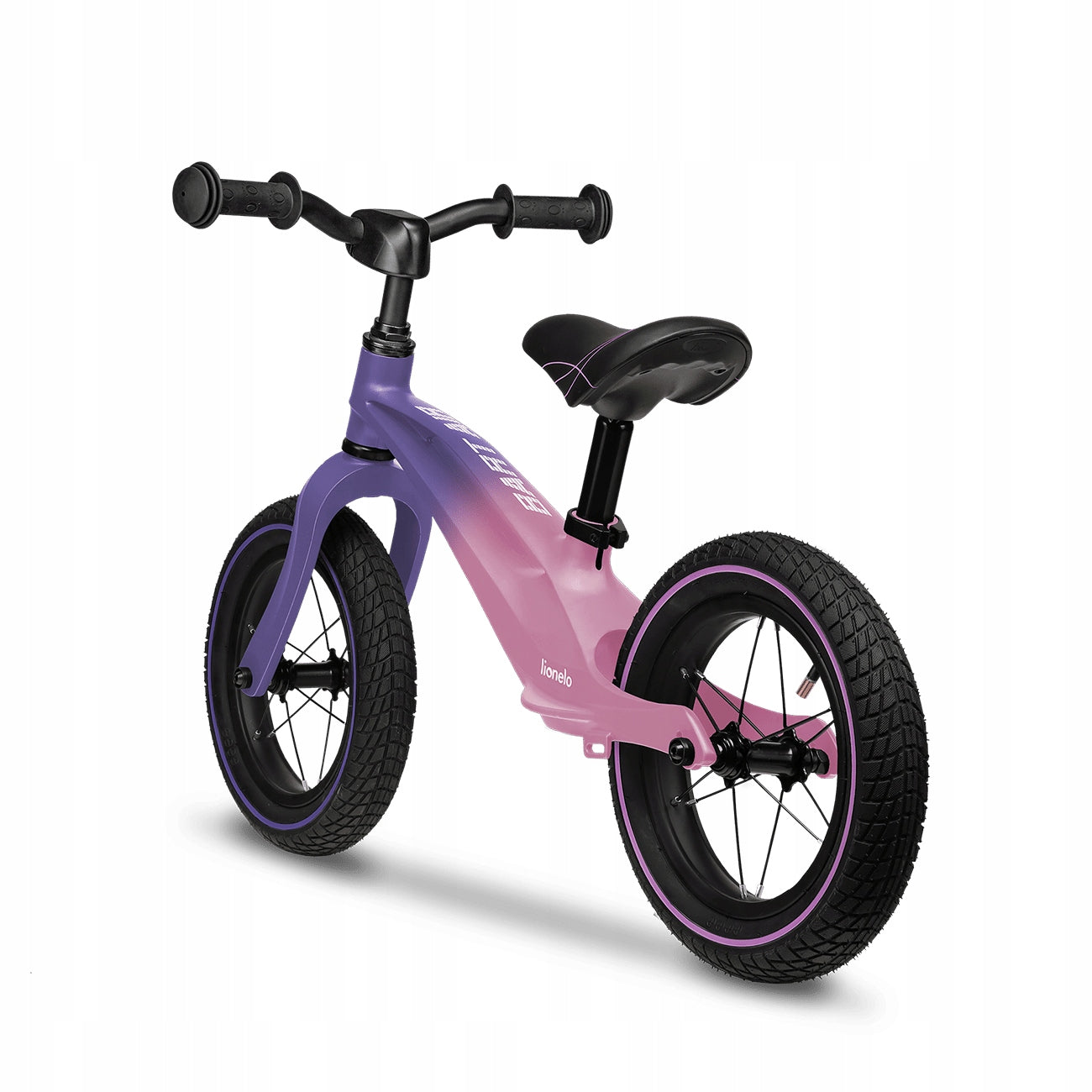 Lionelo Bart AIR BALANCE BIKE | PUMPED WHEELS | Pink Violet pink Brand Lionelo