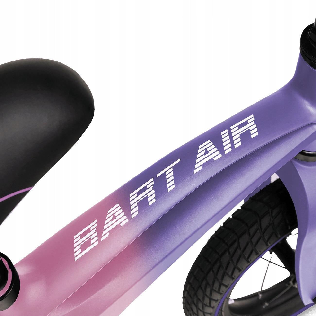 Lionelo Bart AIR BALANCE BIKE | PUMPED WHEELS | Pink Violet pink Model Bart Air