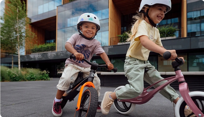Lionelo Bart AIR BALANCE BIKE | PUMPED WHEELS | Pink Violet pink Packaging status original