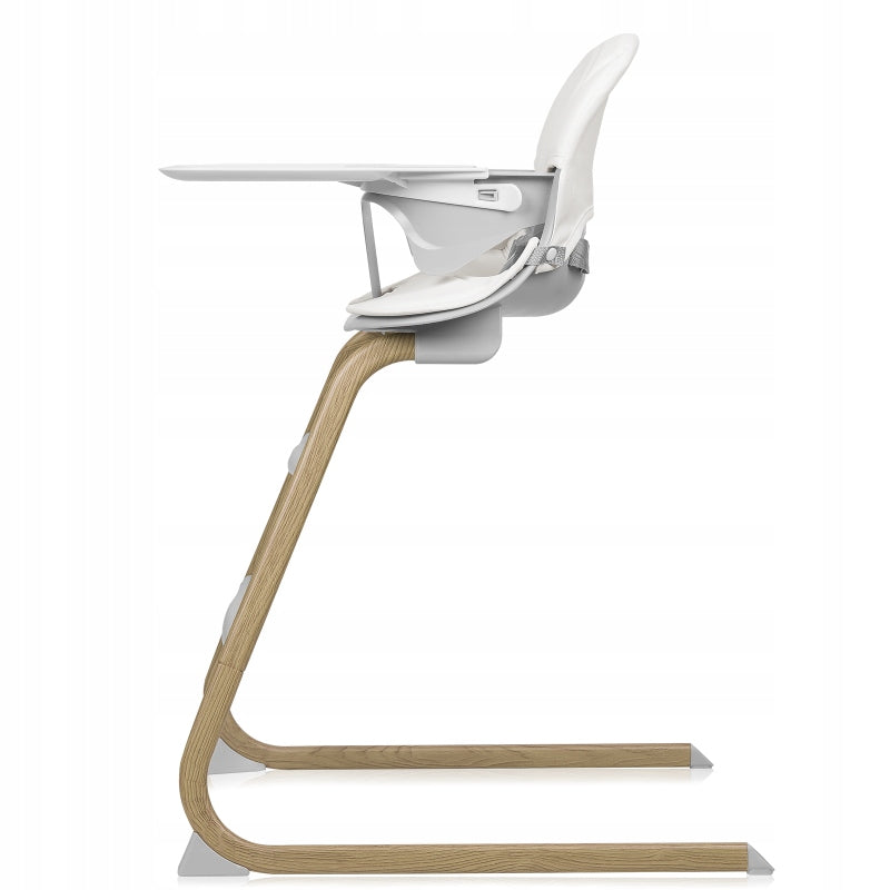 Lionelo Dalia Highchair 2in1 Grey Stone Natural Color shades of brown and beige shades of gray and silver