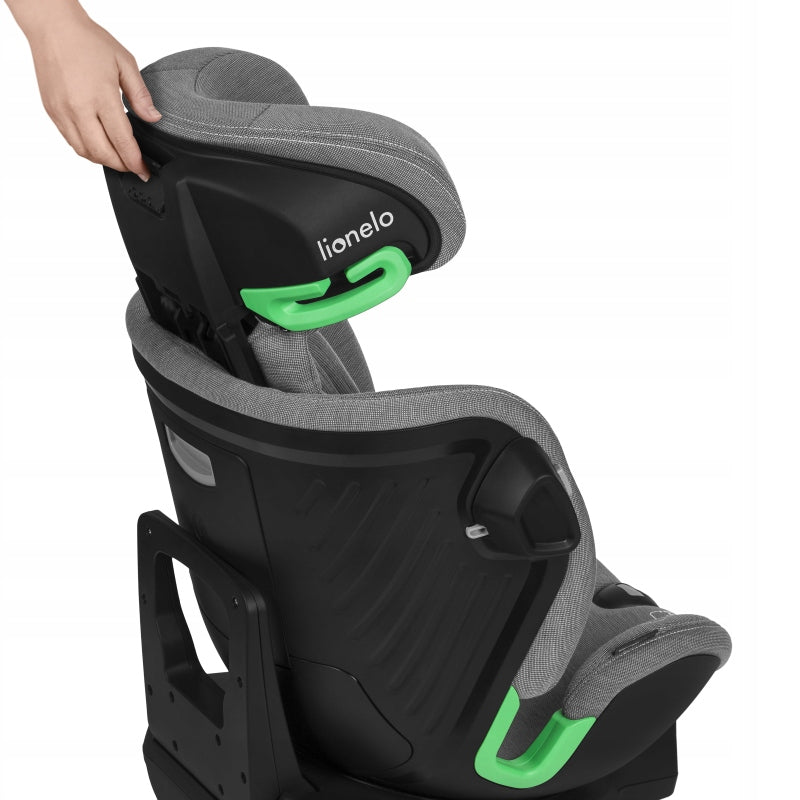 Lionelo Harmony i-Size swivel car seat 0-36 kg Black Carbon Color black