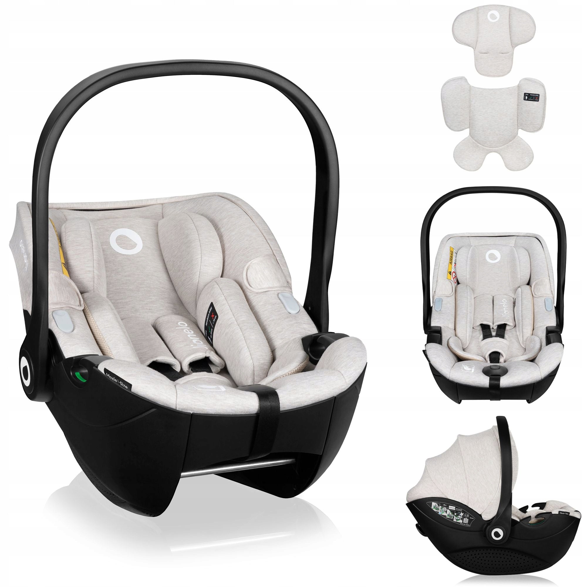 Lionelo Moxie i-Size car seat 0-13 kg Beige Sand