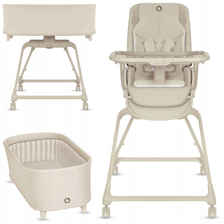 Lionelo Rocker Feeding Chair Cot Maddie Set Beige Manufacturer code LO-MADDIE SET BEIGE