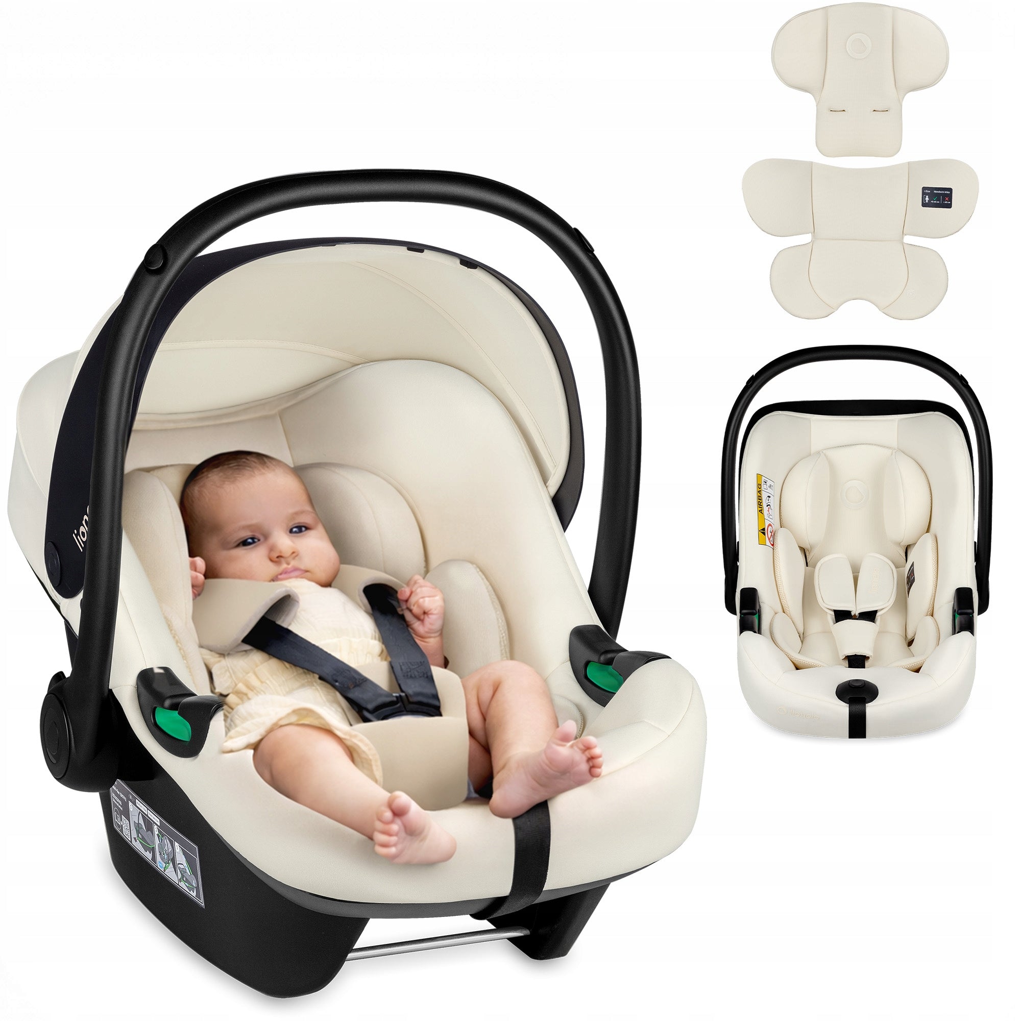 Lionelo car seat Astrid I-Size Beige Sand 0-13kg 40-87cm