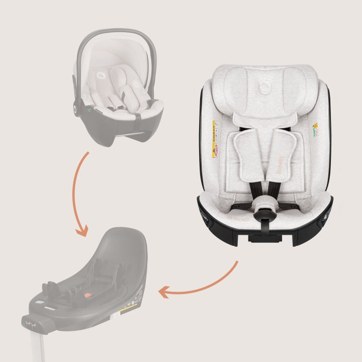 Lionelo car seat Moxie Next i-Size Beige Sand Manufacturer code Fotelik samochodowy Moxie Next i-size 40-105