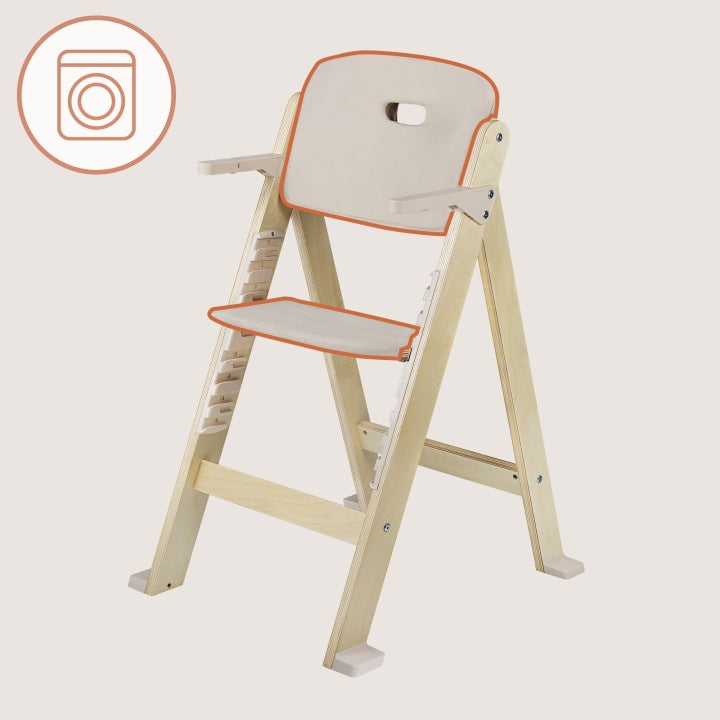 Lionelo high chair Floris BeigeNatural adjustable white up to 40kg Brand Lionelo