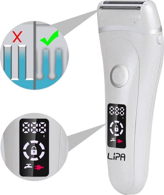 Lipa 588 Waterproof Ladyshave - Ladyshavers - Rechargeable ladyshavers Packaging status original