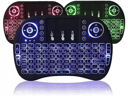 Lipa Mini Wireless Keyboard Black - Mini Wireless Keyboard - Rechargeable