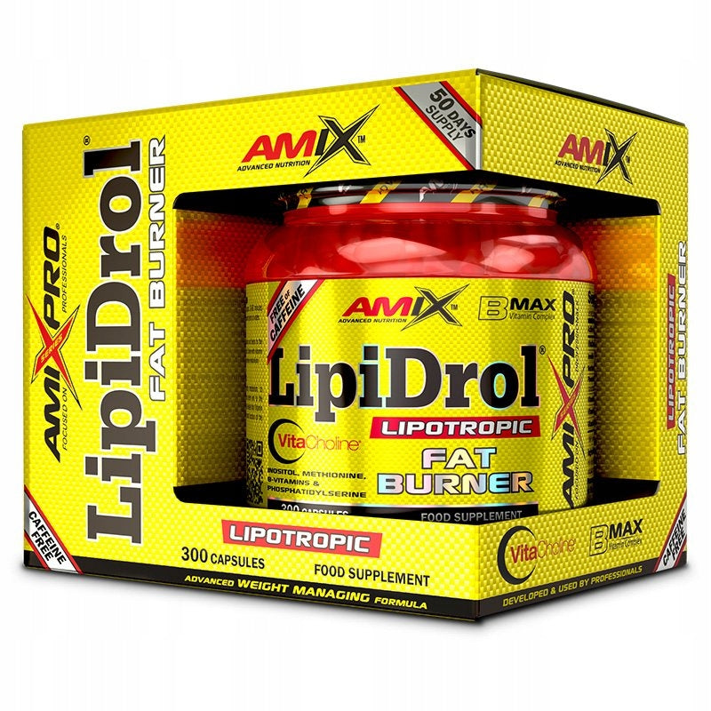 LipiDrol Amix FAT BURNER WITHOUT CAFFEINE 300 kap