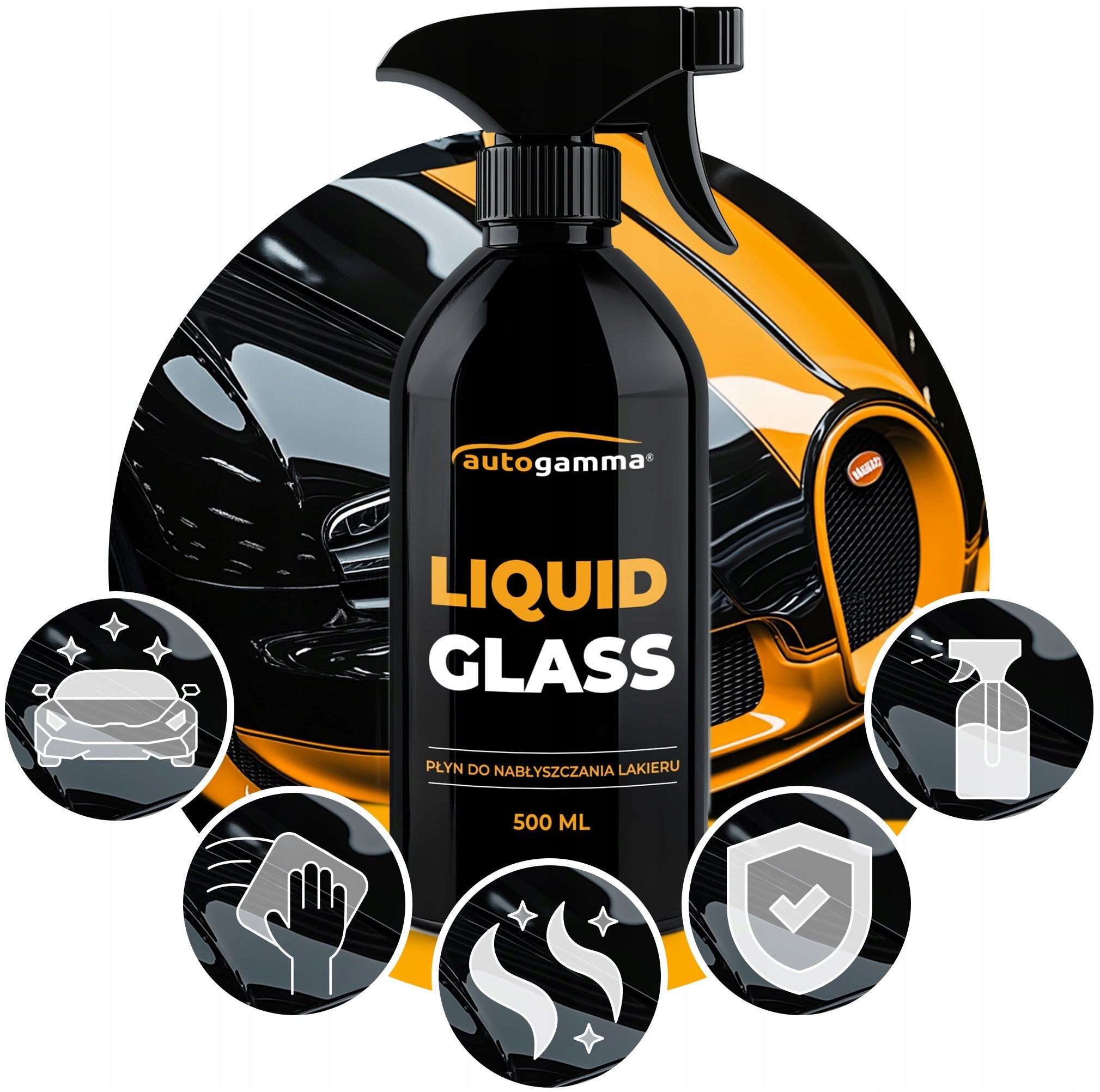 Liquid Glass Quick Detailer Wax Varnish Shine Liquid Packaging status original
