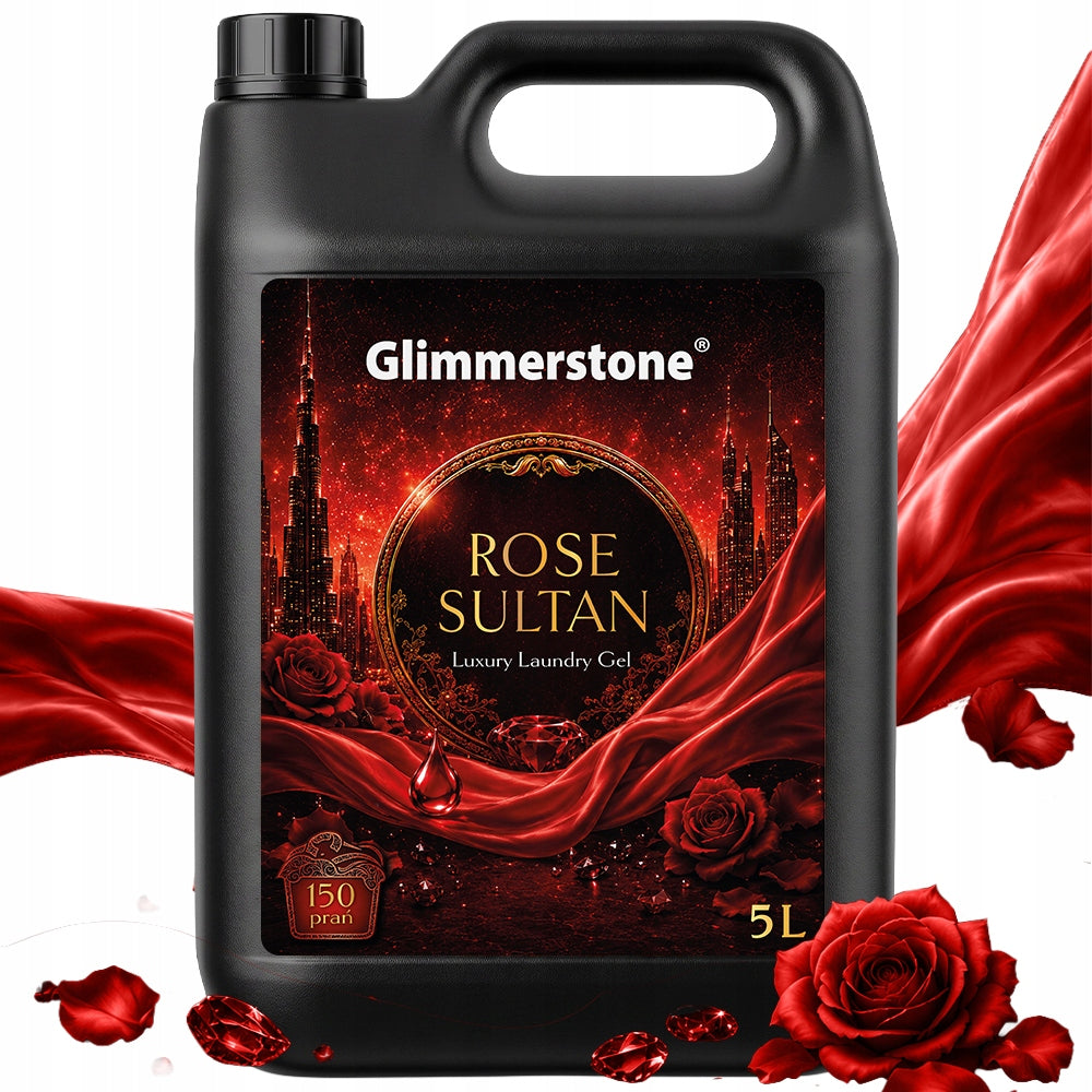 Liquid Washing Gel - Perfumed Arabic fragrance Dubai Style ROSE SULTAN 5L