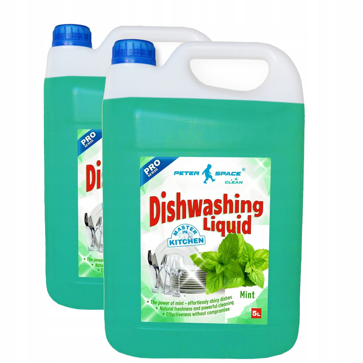 Liquid dishwashing gel mint 10l very efficient Peter Space