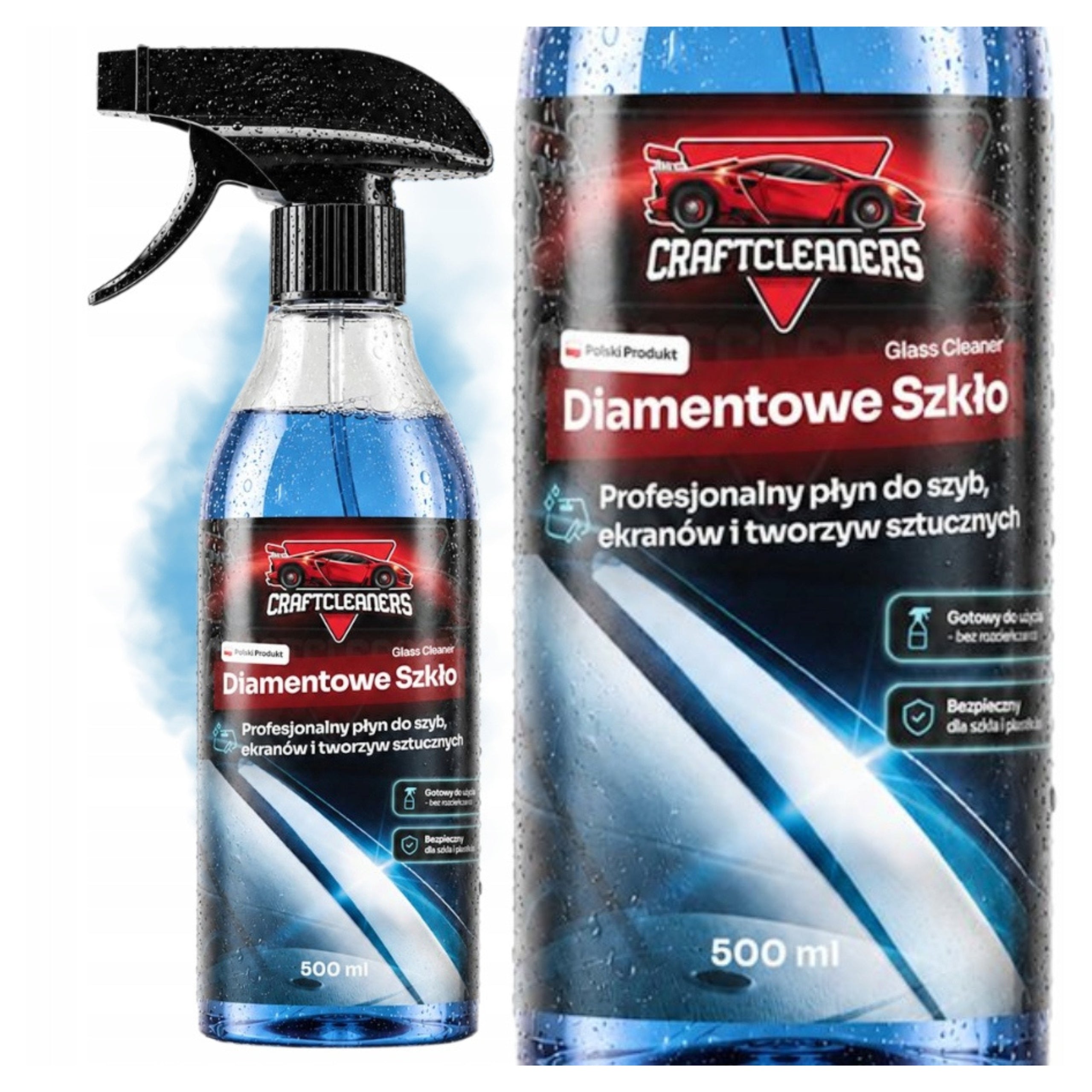 Liquid for Glass and Screens Professional Diamond Glass CraftCleaners 500 ml