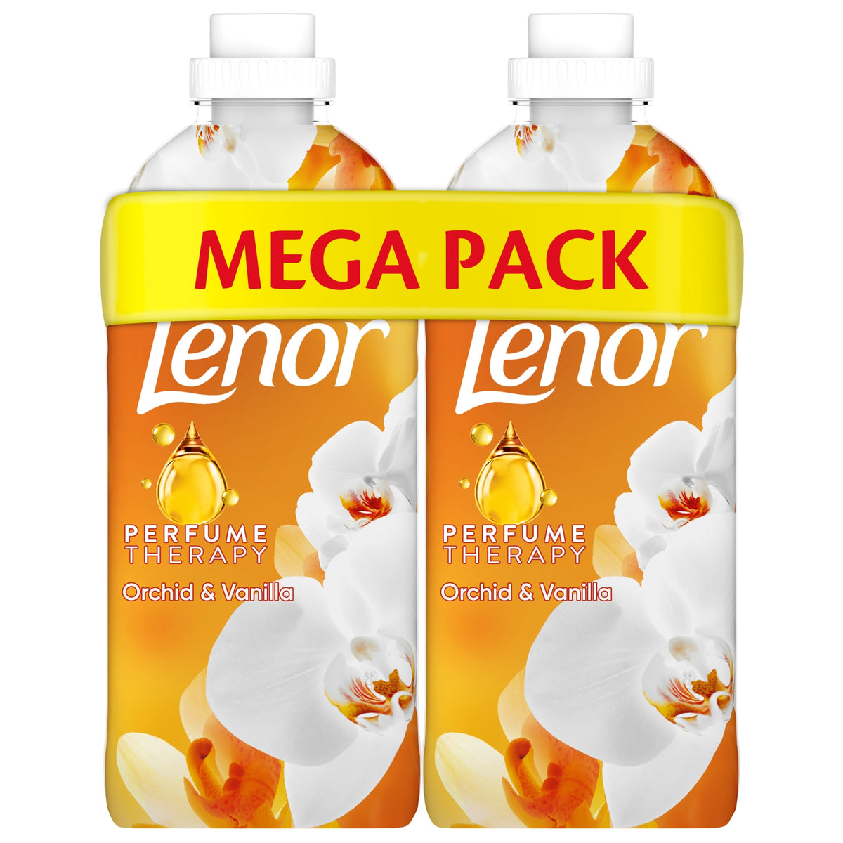 Liquid for Rinsing Fabrics Universal Lenor Orchid&Vanilla 2x925ml 74 washes