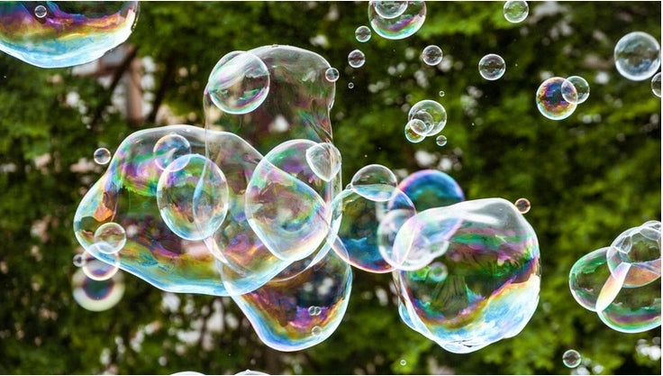 Liquid for Soap Bubbles Large and Small 10 liters + 3 DIFFERENT POLES SET Brand no brand