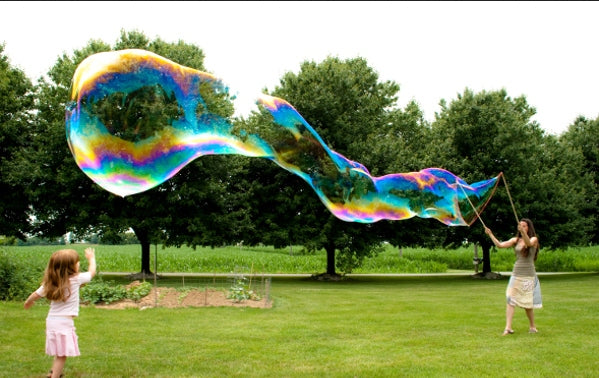 Liquid for Soap Bubbles Large and Small 10 liters + 3 DIFFERENT POLES SET Kid's age 3＋ years