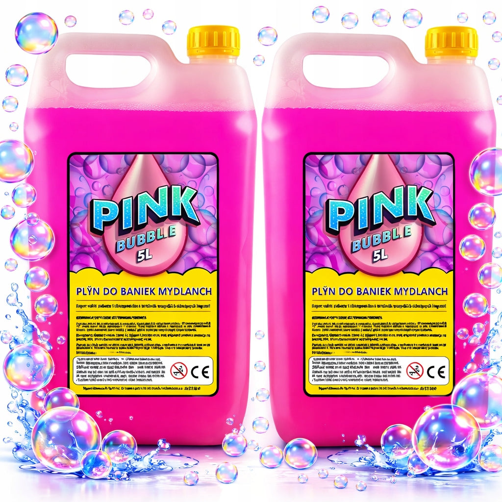 Liquid for Soap Bubbles Large and Small 10 liters MEGA FUN Packaging status original