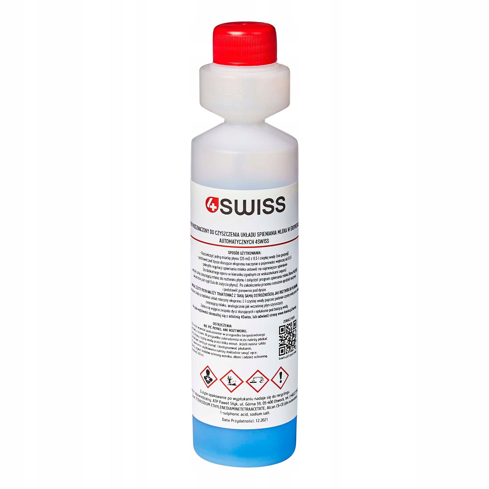 Liquid for cleaning milk system of milk track of coffee maker 4Swiss Brand 4Swiss